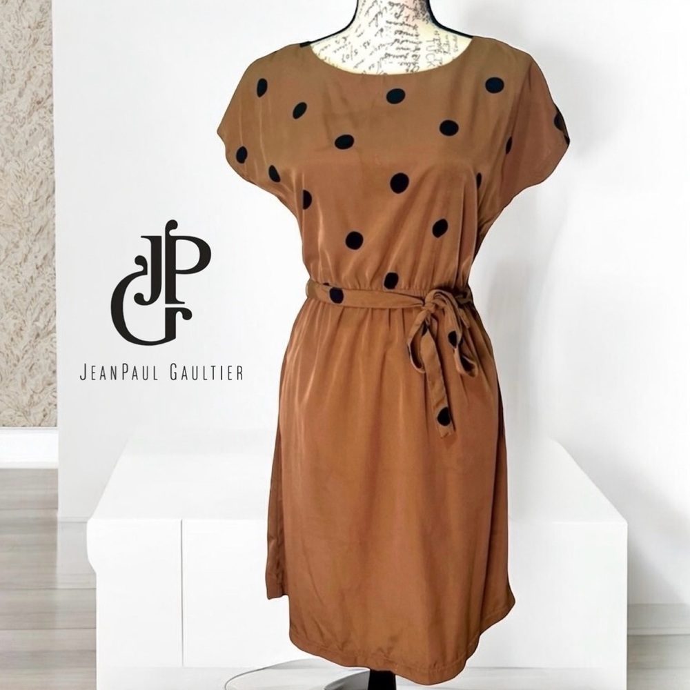 Jean Paul Gaultier | Brown Polka Dot Dress for Women Size S Small